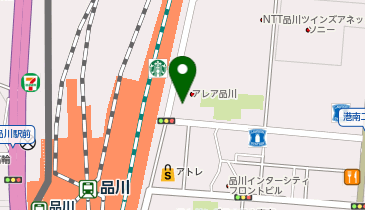 ナインアワーズ品川駅スリープラボ FOR MENの地図画像