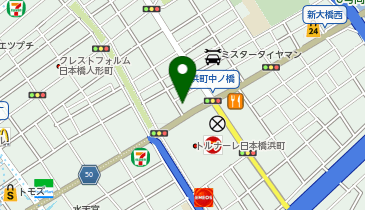 N+HOTEL 東京日本橋の地図画像