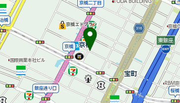LYF 銀座東京の地図画像
