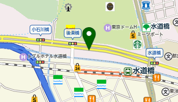 東京グリーンホテル後楽園の地図画像