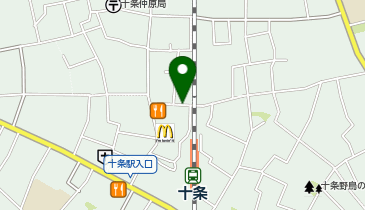 テトリスゲストハウス十条の地図画像