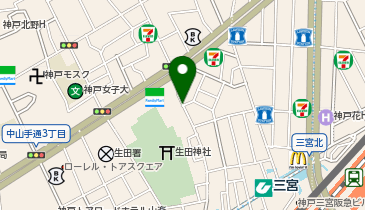 第一グランドホテル神戸三宮の地図画像