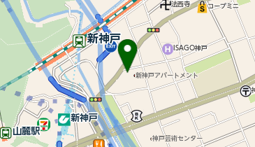 サンメンバーズ神戸の地図画像