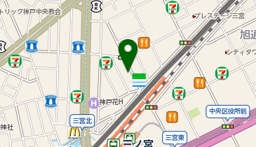 神戸カプセルホテルセキの地図画像