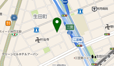 TABIST TOYO KOBEの地図画像