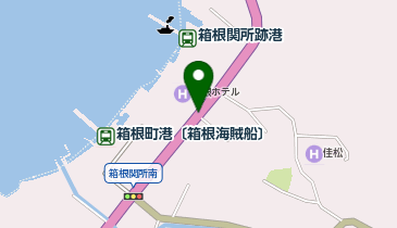 箱根宿 夕霧荘の地図画像