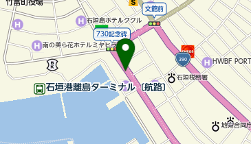 ブルーキャビン石垣島の地図画像