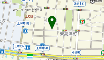 フォーリーブスイン上本町の地図画像