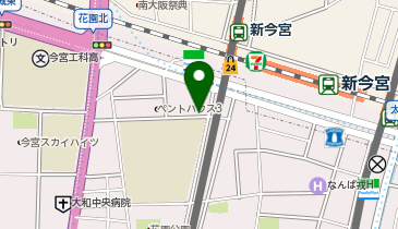 FP HOTELS GRAND 難波南の地図画像