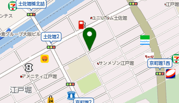 ファミリーイン ・フィフティーズ 大阪の地図画像