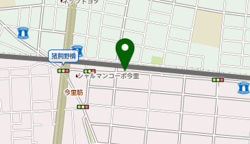 今里クリスタルホテルの地図画像