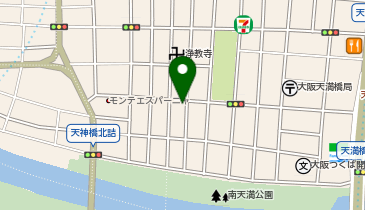 リズ大阪キャッスルの地図画像