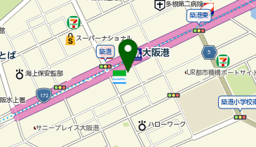 ポートハウスの地図画像