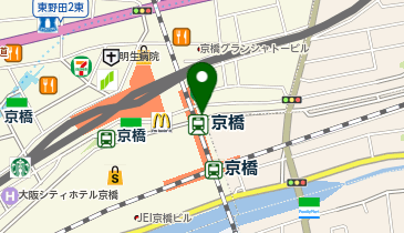 カーサ京橋の地図画像