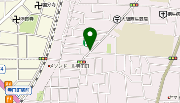 寺田町Bハウスの地図画像