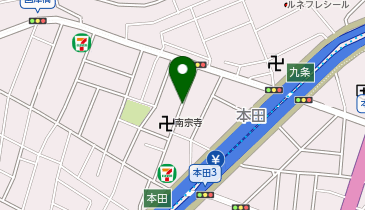 インフィニティホテル大阪九条の地図画像