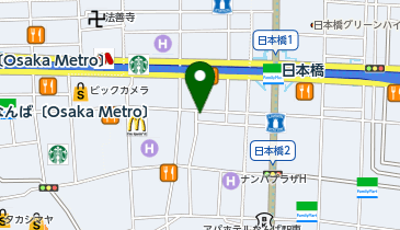 ホテル ル・ボテジュールナンバの地図画像