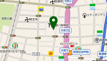 OMOTENASHI MACHIYA OF OSAKA CITY NAMBA - 62-4の地図画像
