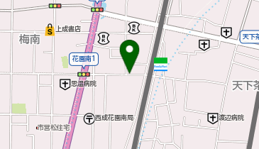 鶴 INN- 花園南の地図画像