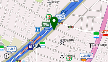 UIHOME ファイブスター九条ホテル大阪ドームの地図画像
