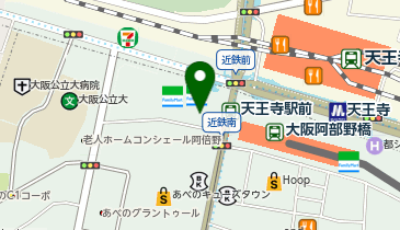 ナオズ ハウス 阿倍野の地図画像