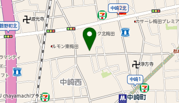 大阪中崎町御宿 NAKAZ IIの地図画像