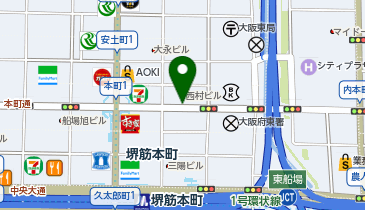 ホテル ビスタ プレミオ 大阪 [本町]の地図画像