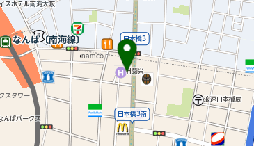 ホテル 菊栄 なんばの地図画像