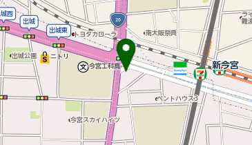 シンプルステイ香音難波南の地図画像