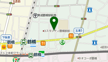 HG COZY HOTEL NO.22鶴橋駅の地図画像