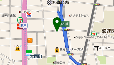NAMBA MINAMI CRYSTAL HOTELの地図画像