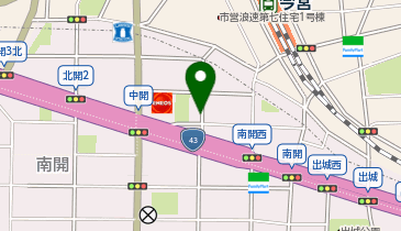 EXSAISON HOUSE 今宮 201の地図画像