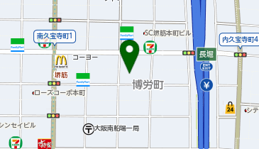 CITY HOTEL SHINSAIBASHIの地図画像