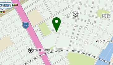 HG COZY HOTEL NO.65此花区の地図画像