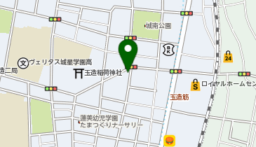 ETERNITY TAMATSUKURI 404の地図画像