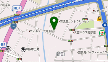 HG COZY HOTEL NO.73阿波座駅の地図画像