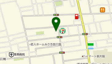 シンプルステイ風雅 新大阪北の地図画像