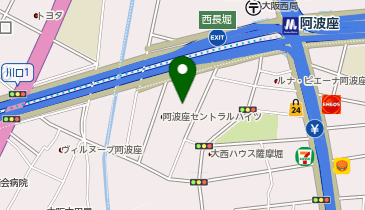ルクレ阿波座レジデンスの地図画像
