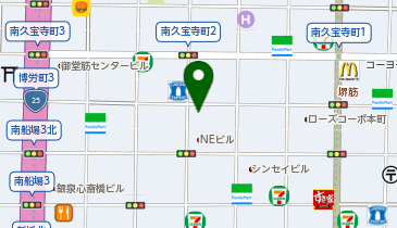 ホテルWBF心斎橋の地図画像