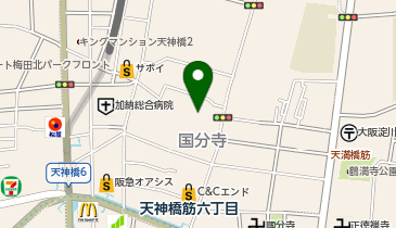 ZEBRAHOUSE TENROKUの地図画像