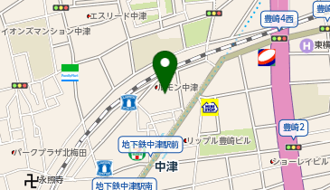 メゾンミラノ中津 401の地図画像