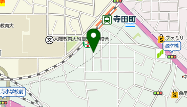 GUEST HOUSE LAULE'A 天王寺の地図画像