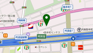 COMFORT SELF HOTEL PLASE HOUSE NISHI-HONMACHIの地図画像