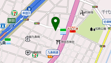 コンフォール九条の地図画像