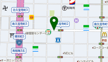 HOTEL ATARAYO OSAKAの地図画像