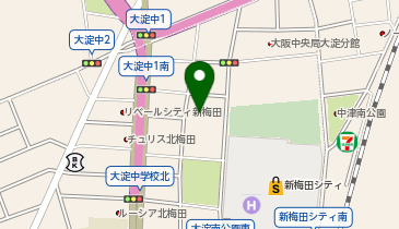RAKUTEN STAY 大阪駅北の地図画像