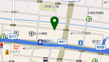 ホテル アビターレ難波ウエストの地図画像