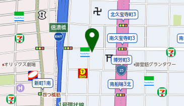 ILLI JAM SHINSAIBASHIの地図画像