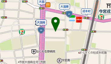 谷町君ホテル 難波 80の地図画像