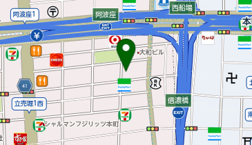 ロックスターホテルの地図画像